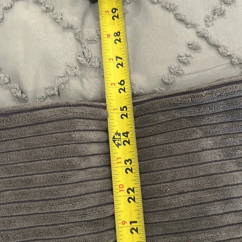 NWOT 3 medium to dark gray pillow covers.